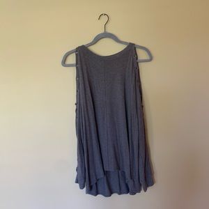 American Eagle long sleeve with cut out shoulders